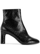 Clergerie Zipped Ankle Boots - Black