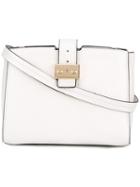 Michael Michael Kors Top Fastening Shoulder Bag, Women's, White, Leather