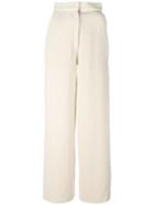 Charlie May 'johanna' Trousers, Women's, Size: 10, Nude/neutrals, Cotton/virgin Wool/alpaca