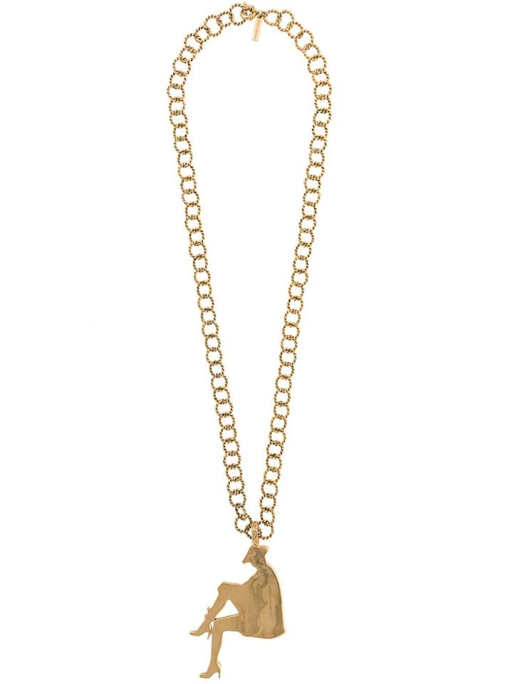 Yves Saint Laurent Vintage 2010 Silhouette Runaway Necklace - Gold