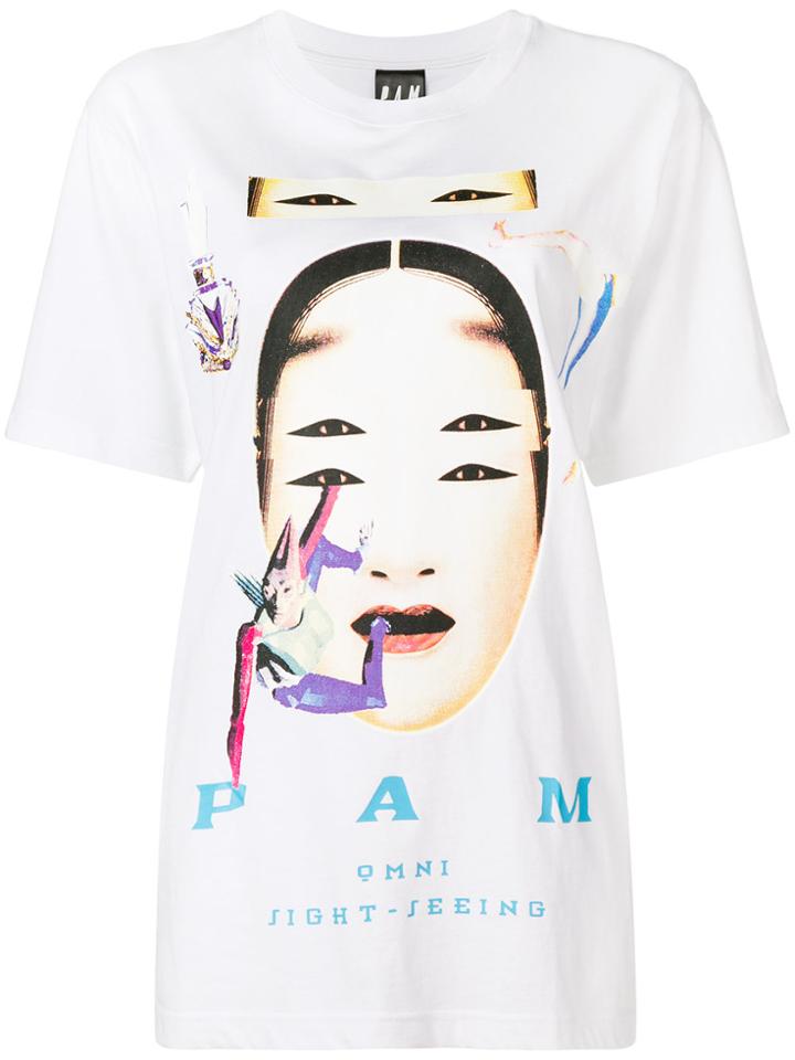 P.a.m. Face Print T-shirt - White