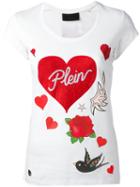 Philipp Plein - Balinay Prussian T-shirt - Women - Cotton - M, White, Cotton