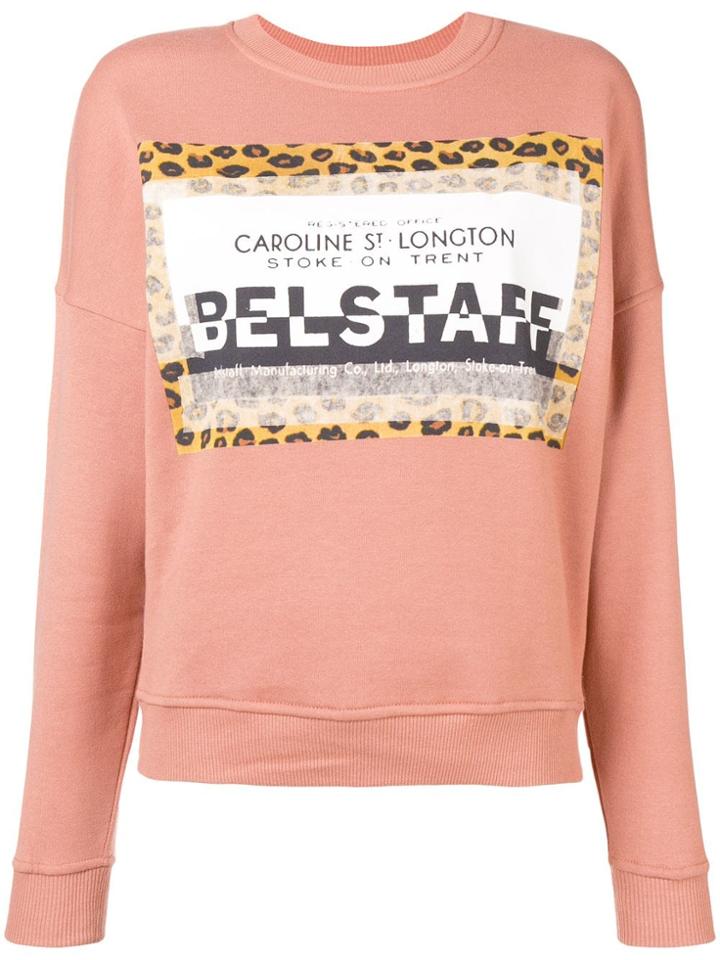 Belstaff Patched Logo Sweatshirt - Yellow & Orange