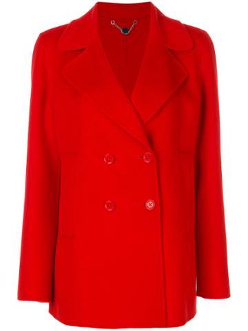 Marc Cain Double Breasted Jacket - Red