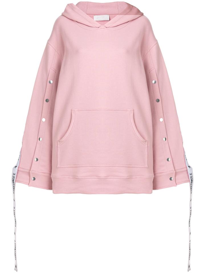 Constance C Logo Band Hoodie - Nude & Neutrals