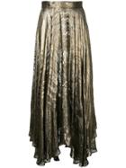 Ulla Johnson Midi Floral Printed Skirt - Black