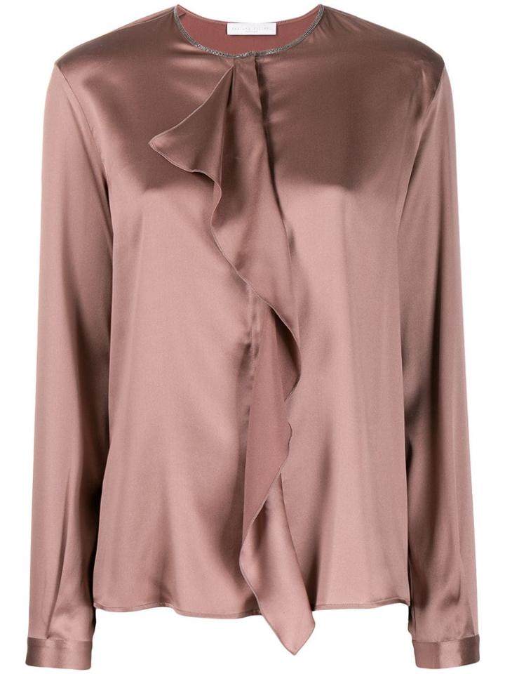 Fabiana Filippi Draped Detail Blouse - Pink