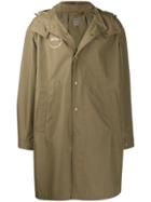 Helmut Lang Detachable Hood Raincoat - Green