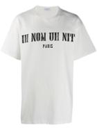 Ih Nom Uh Nit Printed Logo Oversized T-shirt - White