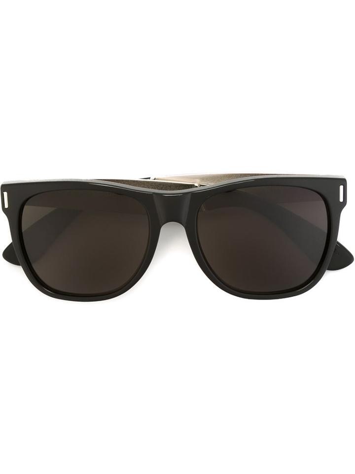 Retrosuperfuture 'classic Francis Black Silver' Sunglasses