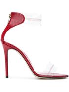 Marskinryyppy Open Toe Sandals - Red