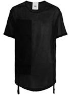 Lost & Found Rooms Asymmetric Hem T-shirt - Black