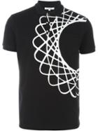 Carven Spiral Print Polo Shirt