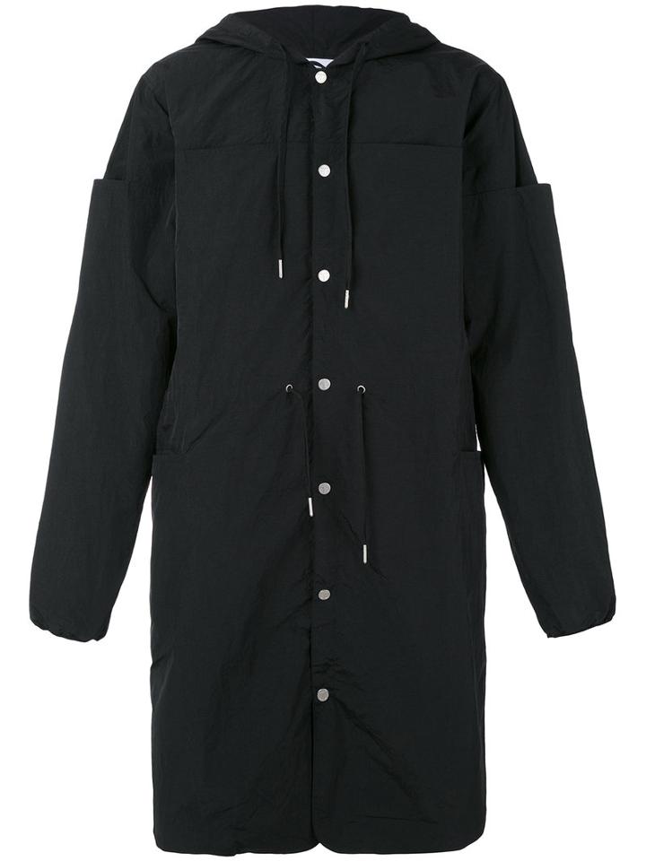 Telfar - Hooded Parka - Men - Nylon - M, Black, Nylon