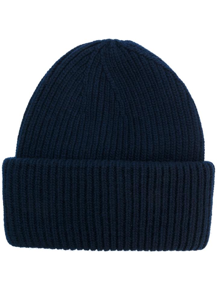 Golden Goose Deluxe Brand Classic Beanie Hat - Blue