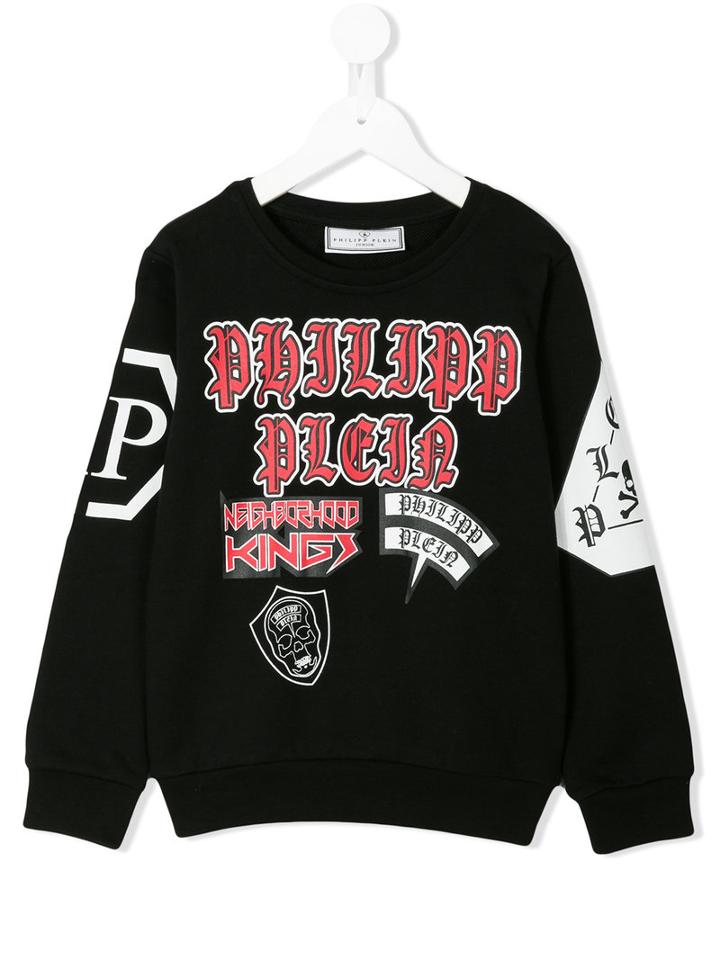 Philipp Plein Kids - Travis Sweatshirt - Kids - Cotton - 4 Yrs, Black