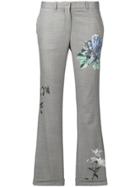 Each X Other Floral Print Tailored Trousers - Grey