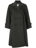Chanel Pre-owned Long Sleeve Coat Jacket - Grey