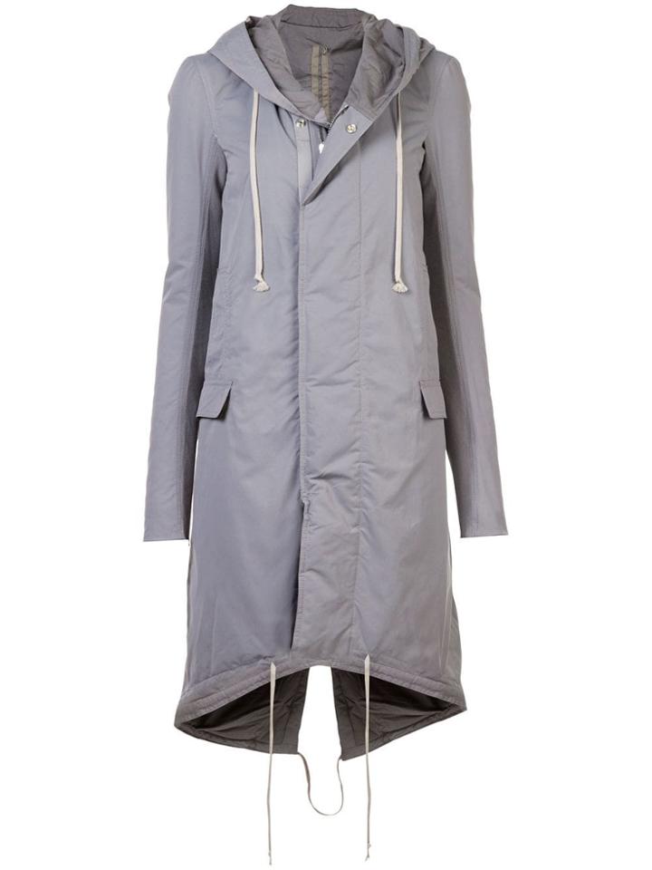 Rick Owens Drkshdw Hooded Parka - Grey