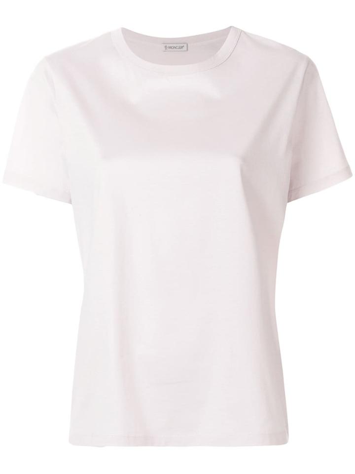 Moncler Logo Patch T-shirt - Pink