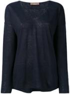 Cruciani V-neck Knit - Blue