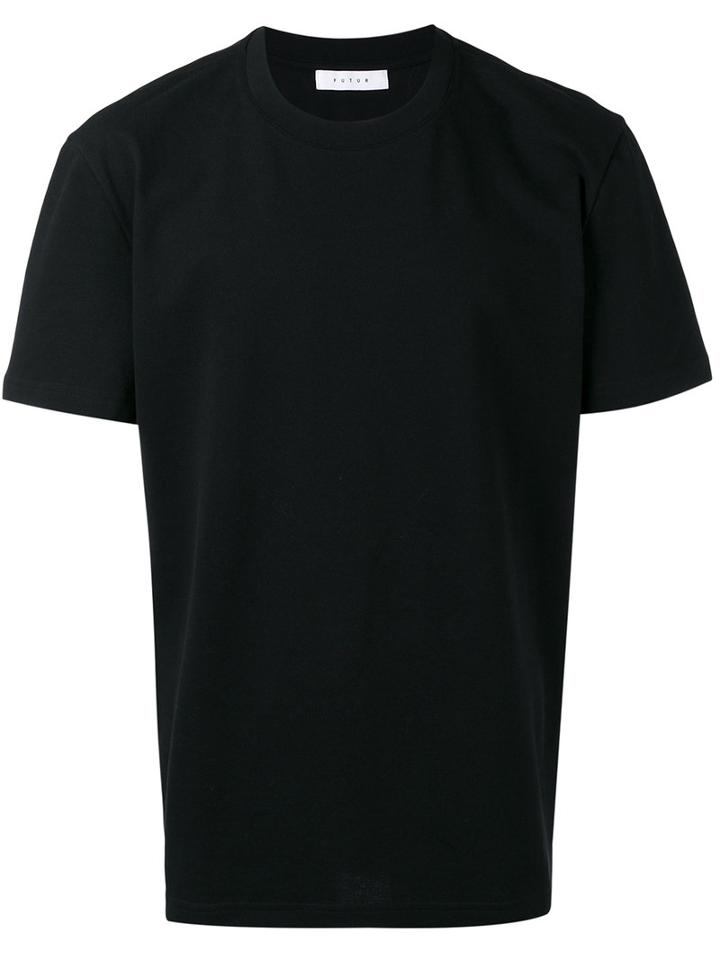 Futur - Round Neck T-shirt - Men - Cotton - M, Black, Cotton