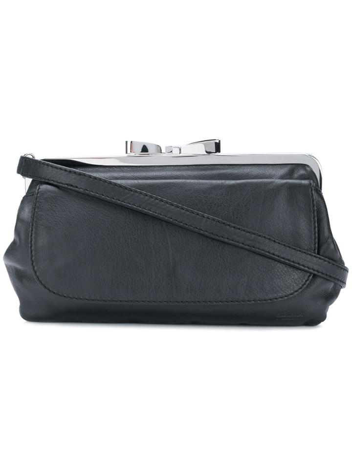 Sonia By Sonia Rykiel Bow Clasp Shoulder Bag - Black