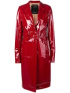 Rokh Lacquered Structured Trenchcoat