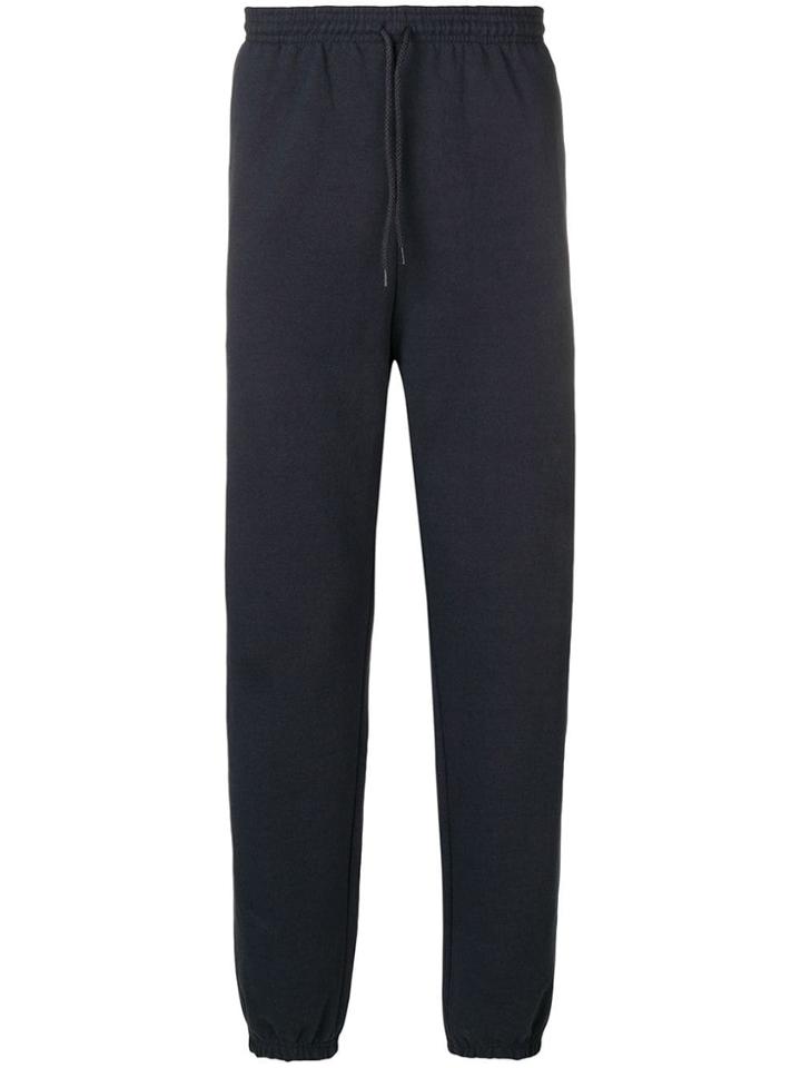 A.p.c. Logo Print Track Pants - Blue