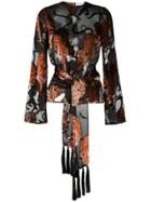 Galvan Winter Jungle Blouse - Black