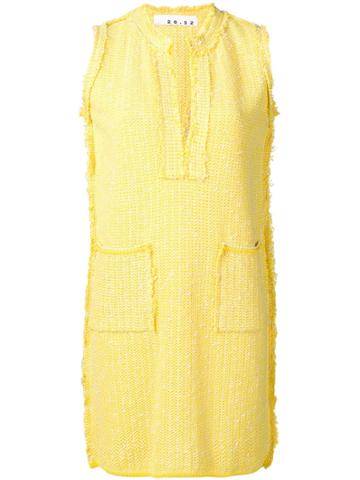 20:52 Tweed Mini Dress - Yellow
