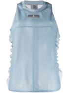 Adidas By Stella Mccartney Mesh Tank Topr - Blue