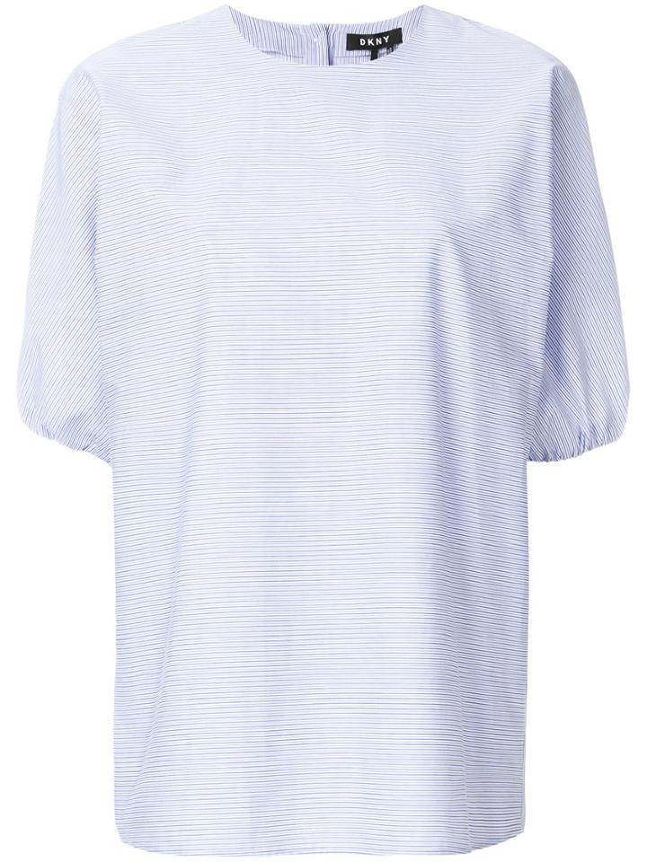 Dkny Loose-fit Tailored Shirt - Blue