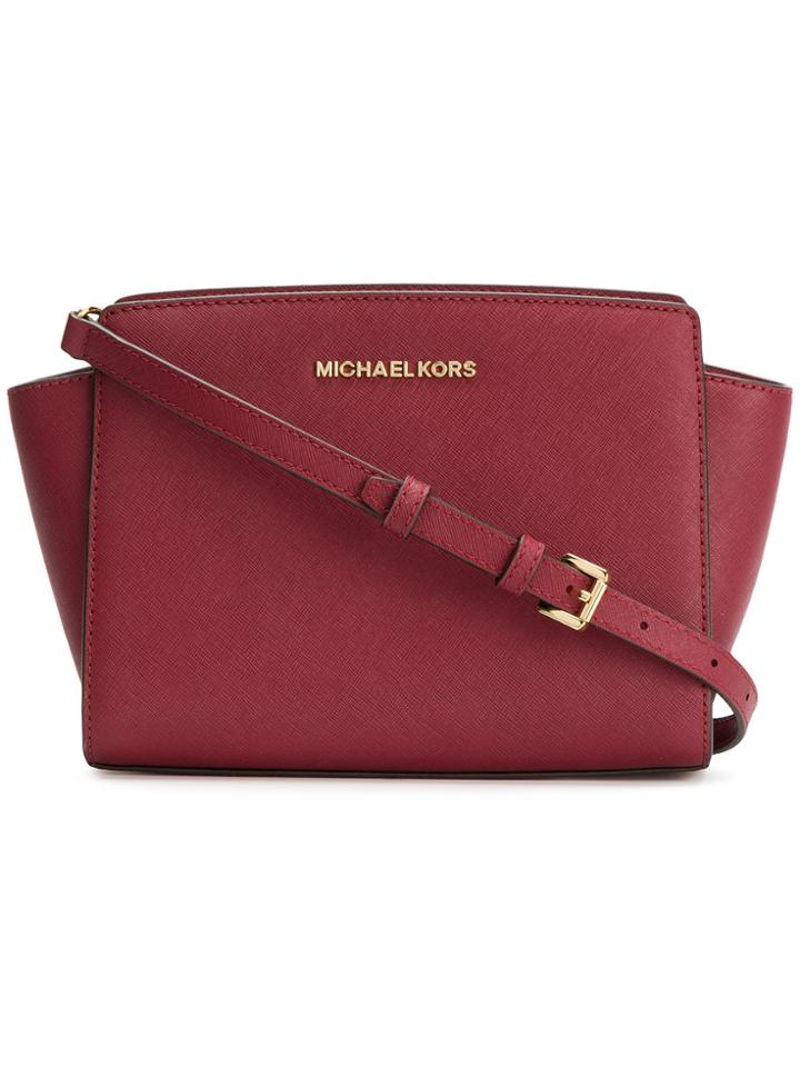 Michael Michael Kors Selma Large Messenger Bag - Red