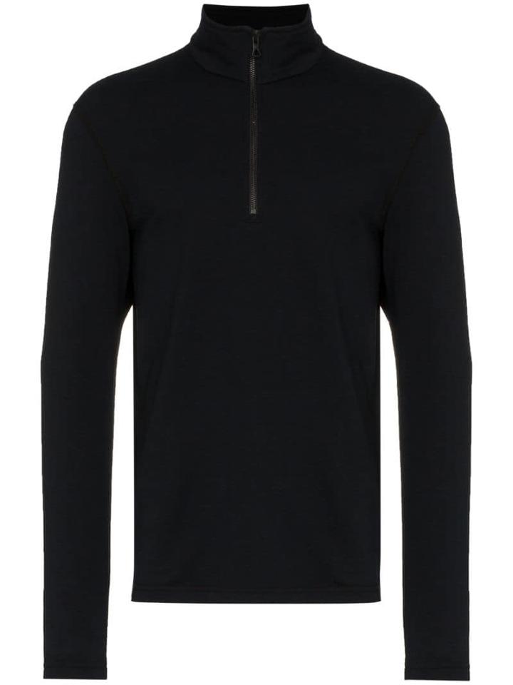 Reigning Champ Half-zip Sweatshirt - Black