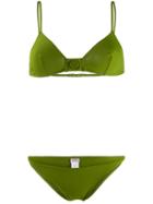 Eres Button Detail Bikini - Green
