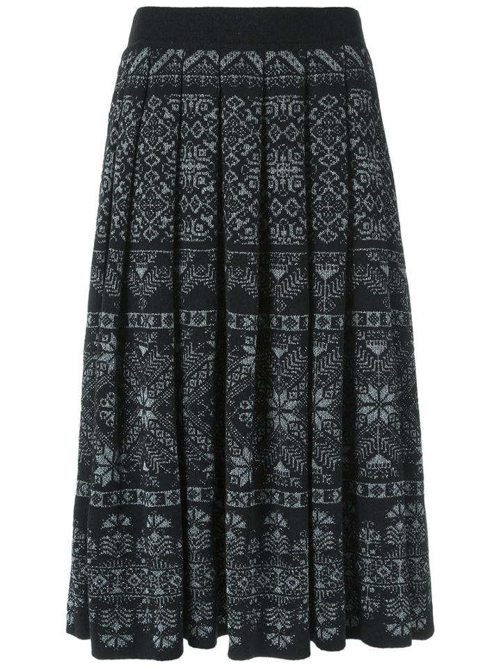 Cecilia Prado - Knitted Skirt - Women - Acrylic/lurex/polyamide - Pp, Black, Acrylic/lurex/polyamide