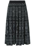 Cecilia Prado - Knitted Skirt - Women - Acrylic/lurex/polyamide - Pp, Black, Acrylic/lurex/polyamide
