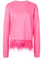 Robert Rodriguez Studio Helena Feathered Sweatshirt - Pink