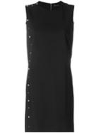 Versace - Mini Shift Dress - Women - Silk/spandex/elastane/acetate/viscose - 38, Black, Silk/spandex/elastane/acetate/viscose