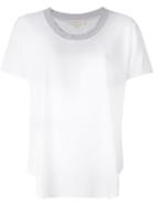Michael Michael Kors Round Neck T-shirt, Women's, Size: Xl, White, Polyester/spandex/elastane