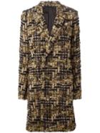 Haider Ackermann Metallic Tweed Midi Coat