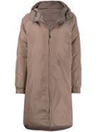 Max Mara Reversible Quilted Puffer Coat - Neutrals