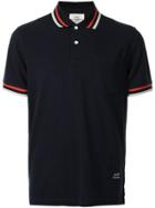 Kent & Curwen Striped Trim Polo Shirt - Blue