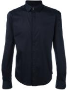 Wooyoungmi Classic Shirt, Men's, Size: 50, Blue, Cotton/nylon/spandex/elastane/silk
