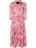 Samantha Sung Audrey Paisley Dress - Pink