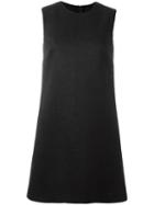 Dolce & Gabbana Shift Dress, Women's, Size: 40, Grey, Virgin Wool