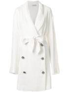 Attico Loose Fit Coat - White