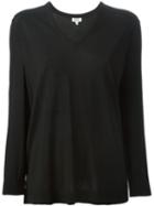 Kenzo V-neck Sweater, Women's, Size: Xl, Black, Wool