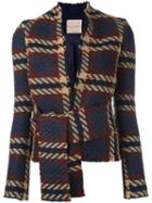 Erika Cavallini Plaid Check Jacket